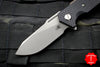 Hinderer Halftrack Black G-10/Battle Bronze Titanium Handle Working Finish Slicer Blade Gen 6 Tri-Way Pivot System