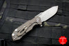 Hinderer Halftrack Black G-10/Battle Bronze Titanium Handle Working Finish Slicer Blade Gen 6 Tri-Way Pivot System