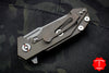 Hinderer Halftrack Orange & Black G-10/Battle Bronze Titanium Handle Working Finish Slicer Blade Gen 6 Tri-Way Pivot System