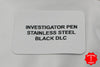 Hinderer Knives Investigator Pen - Stainless Steel - Black DLC