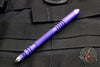 Hinderer Knives Investigator Pen - Spiral- Aluminum - Matte Purple