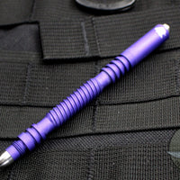 Hinderer Knives Investigator Pen - Spiral- Aluminum - Matte Purple