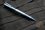 Hinderer Knives Investigator Pen - Titanium- Stonewash Blue