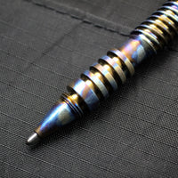 Hinderer Knives Investigator Pen Spiral- Stonewash Painted Titanium