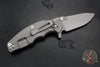 Hinderer Jurassic- Slicer- Working Finish Titanium- Black G-10- Working Finish Blade- Magnacut Steel