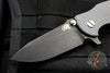 Hinderer Jurassic Spearpoint Grey G-10 Battle Black Titanium and Blade Gen 6 Tri-Way Pivot System