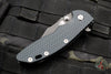 Hinderer XM-18 3.5" Bowie Battle Black DLC Handle with Dark Green/Black G-10 and Battle Black DLC Finished Blade Gen 6 Tri-Way Pivot System