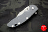 Hinderer XM-18 3.5" Bowie Grey G-10, Battle Blue Handle Working Finish Blade Gen 6 Tri-Way Pivot System