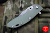 Hinderer XM-18 3.5" Bowie Translucent Green G-10 Stonewash Bronze Handle, Stonewash Finished Blade Gen 6 Tri-Way Pivot System