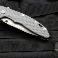 Hinderer XM-18 3.5" Spearpoint Grey G-10 Working Finish Lockside and Blade Gen 6 Tri-Way Pivot System