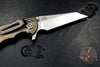 Hinderer XM-18 3.0" Wharncliffe Black G-10 -With Stonewash Bronze Finished Ti Handle and Stonewashed Blade Gen 6 Tri-Way Pivot System