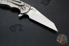 Hinderer XM-18 3.5"- Fatty Wharncliffe- Stonewash Titanium And Red G-10 Handle- Stonewash Blade