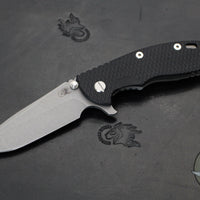 Hinderer XM-18 3.5" Spanto Edge- Working Finish And Black G-10- Working Finish S45VN Steel Blade