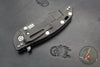 Hinderer XM-18 3.5"- Skinny Harpoon Spanto- Blue & Black G-10 - Battle Black Finished Titanium and Blade- Gen 6 Tri-Way Pivot System