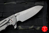 Hinderer XM-24 4.0" Sheepsfoot with Working Finish Handle and Blade Blue/Black G-10 Gen 6 Tri-Way Pivot System