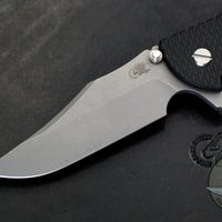 Hinderer XM-24 4.0" Bowie Edge with Battle Bronze Handle and Working Finish Blade Black G-10 Gen 6 Tri-Way Pivot System