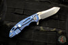 Hinderer XM-18 3.0" Skinner Stonewash Blue Ti With Stonewash Blade Finish Coyote G-10 Gen 6 Tri-Way Pivot System
