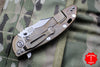 Hinderer XM-18 3.5" Bowie FDE G-10 Stonewash Bronze Handle, Stonewash Finished Blade Gen 6 Tri-Way Pivot System