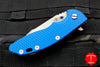 Hinderer XM-18 3.5" Blue G-10 Harpoon Spanto Working Finish Blade Gen 6 Tri-Way Pivot System