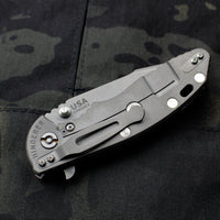 Hinderer XM-18 3.5" Orange G-10 Harpoon Spanto Working Finish Blade Gen 6 Tri-Way Pivot System