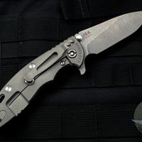 Hinderer XM-18 3.5" Black G-10 Slicer Blade Working Finish Gen 6 Tri-Way Pivot System