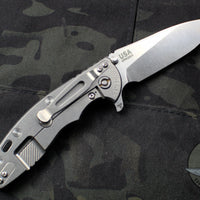 Hinderer XM-18 3.5" Blue & Black G-10 Slicer Blade Stonewash Finish Gen 6 Tri-Way Pivot System