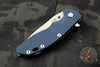 Hinderer XM-18 3.5" Blue & Black G-10 Slicer Blade Stonewash Finish Gen 6 Tri-Way Pivot System