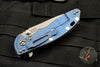 Hinderer XM-18 3.5" Red G-10 Slicer Blade Battle Blue Finished Handles Working Finish Blade Gen 6 Tri-Way Pivot System