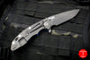 Hinderer XM-18 3.5" Spanto Edge Battle Black DLC Handle with Blue G-10 and Battle Black DLC Finished Blade Gen 6 Tri-Way Pivot System