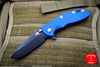 Hinderer XM-18 3.5" Spearpoint Blue G-10 & DLC Battle Black Finished Handle Battle Black DLC Blade Gen 6 Tri-Way Pivot System