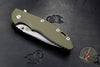 Hinderer XM-18 3.5" Recurve Edge OD Green G-10 Stonewash Bronze Finished Ti and Stonewash Blade Gen 6 Tri-Way Pivot System