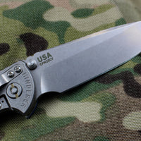 Hinderer XM-18 3.5" Non-flipper Blue G-10 Stonewash Spearpoint Gen 6 Tri-Way Pivot System