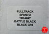 Hinderer Fulltrack Battle Black Titanium/Black G-10 Handle Spanto Battle Black Blade Gen 6 Tri-Way Pivot System