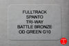 Hinderer Fulltrack Battle Bronze Titanium/OD Green G-10 Handle Spanto Working Finish Blade Gen 6 Tri-Way Pivot System