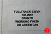 Hinderer Fulltrack Working Finish Titanium/OD Green G-10 Handle Spanto Working Finish Blade Gen 6 Tri-Way Pivot System