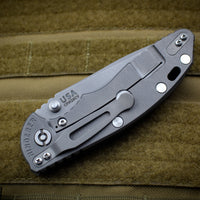 Hinderer XM-18 3.5" Non-flipper Black G-10 Spearpoint Working Finish Gen 6 Tri-Way Pivot System