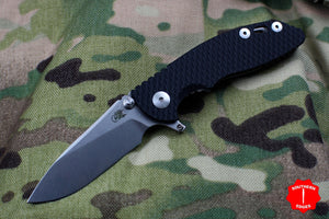 Hinderer XM-18 3.0" Skinny Black G-10 With Stonewash Slicer Edge Gen 6 Tri-Way Pivot System