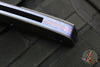 Kirby Lambert Custom Flipper- Satin Blade- Vintage Black Micarta Scales- Zirconium Bolster