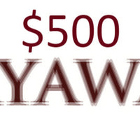 $500 Layaway for knives $1501 to $3000