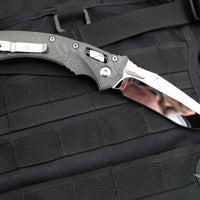 Marfione Custom Knives- Amphibian- Prototype Ram-Lok Folder- Carbon Fiber Handle- Mirror Polished Blade