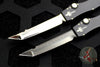 Marfione Custom Mini Halo III Set of Two Knives -Tanto Mirror Polish and Vegas Forge Damascus SN 22