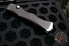 Marfione Custom Halo IV Single Edge Mirror Polished Blade, Flamed Clip and Blued Titanium Hardware 97-MCK
