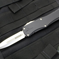 Marfione Custom Hera Double Edge - Satin Finished Blade- Black Logo Etched Chassis with Two-Tone Satin Finished HW