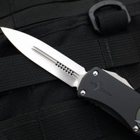 Marfione Custom Hera Double Edge - Satin Finished Blade- Black Logo Etched Chassis with Two-Tone Satin Finished HW