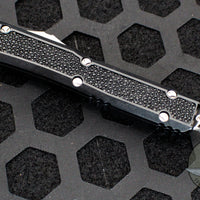Marfione Custom Makora- Double Edge- Black with Stingray Inlay- Mirror Polished Blade SN13
