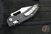 Marfione Custom Knives- Stitch- Prototype Ram-Lok Folder- Black G-10 Handle- Two-Tone Stonewash Blade- Serial Number 08