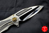 Marfione Custom Super Matrix - R Lightning Strike Carbon Fiber Inlays Mirror Polished Blade
