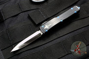 Marfione Custom UTX-70 Double Edge Spike Grind Mirror Polish Blue HW 347-MCK DE HPBL