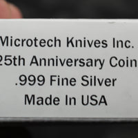 Microtech Silver 25th Anniversary Coin