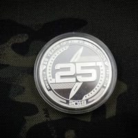 Microtech Silver 25th Anniversary Coin